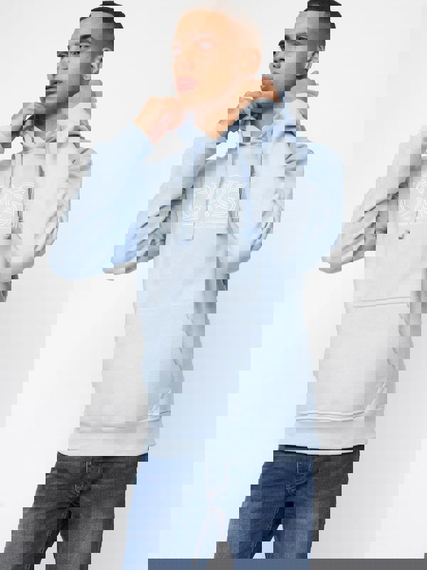 Crosshatch Kendrick Hoodie Light Blue