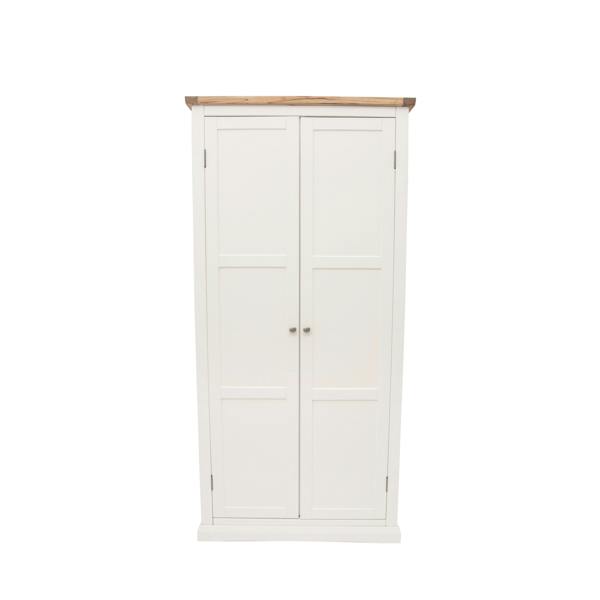 Cosenza 2 Door Wardrobe Chrome Knob