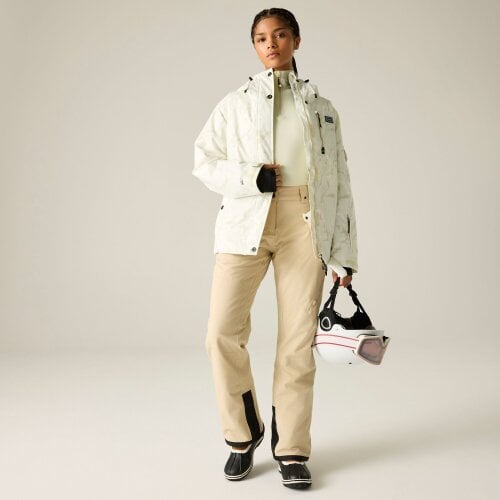 Dare 2B Womens/Ladies Snowline Cracked Effect Ski Jacket - Light Ice