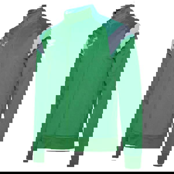 Umbro Childrens/Kids Knitted Jacket - Emerald/Lush Meadows/Brilliant White - 