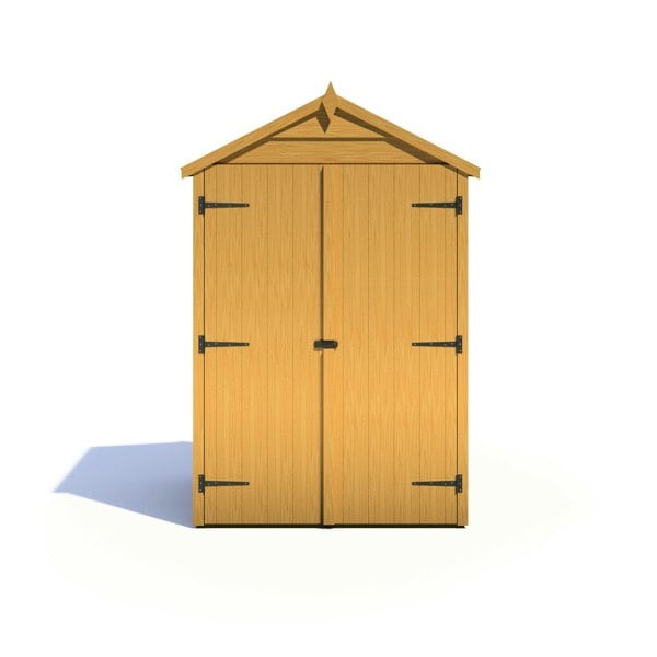 Shire Overlap Double Door 4x3 Storage Shed - Best Shed