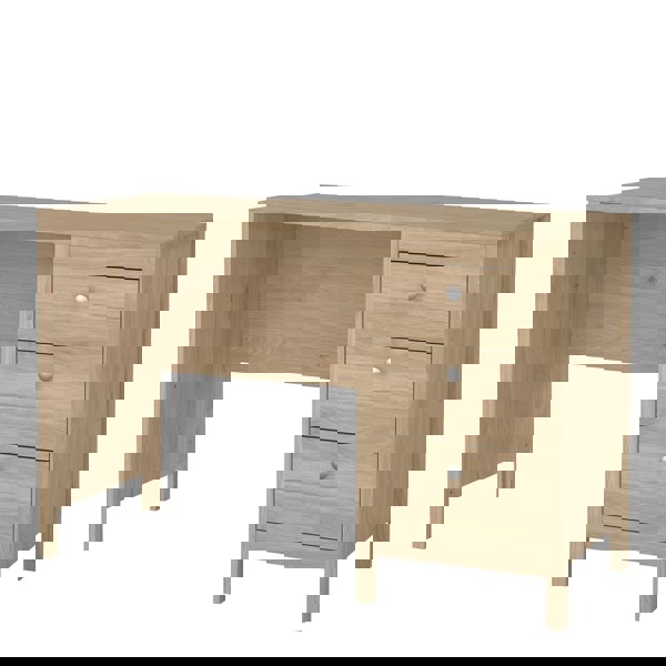 Furniture To Go Madrid Desk 3 Drawers in Jackson Hickory Oak