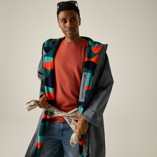 Regatta Unisex Adult Mountain Changing Robe - Dark Storm