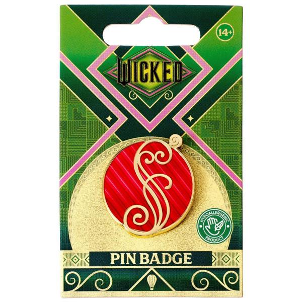 The Carat Shop Wicked Glinda Pink Shiz Logo Pin Badge
