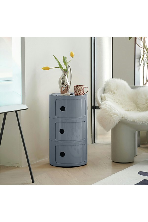 Living and Home 3-Tiered Plastic Storage Drawer Unit