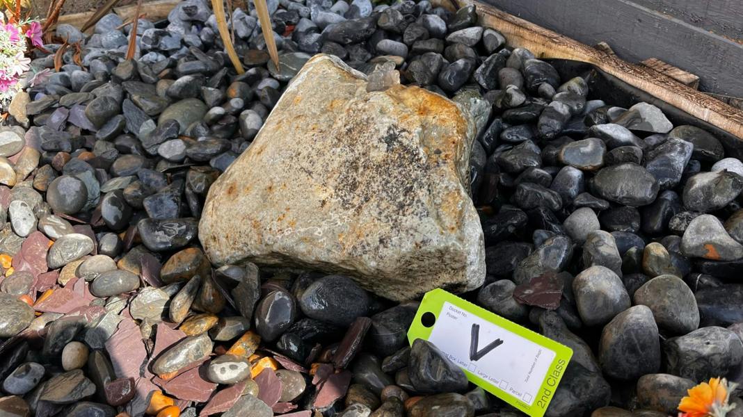 Drilled Natural Bouler V Water Feature