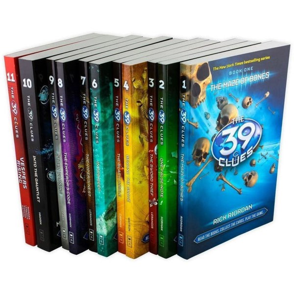 Scholastic The 39 Clues Series 11 Books Collection Box Set by Rick Riordan