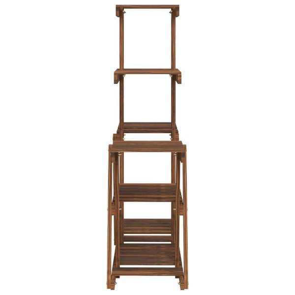 Berkfield Flower Stand 95x25x96 cm Solid Wood Fir