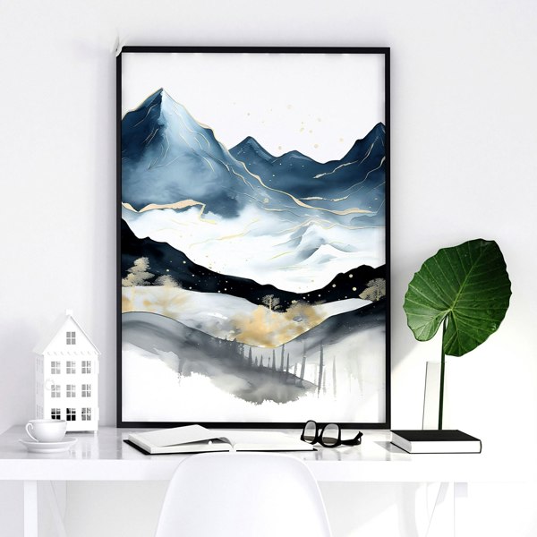 Wall Decor Ideas For Office | Set of 3 wall art prints