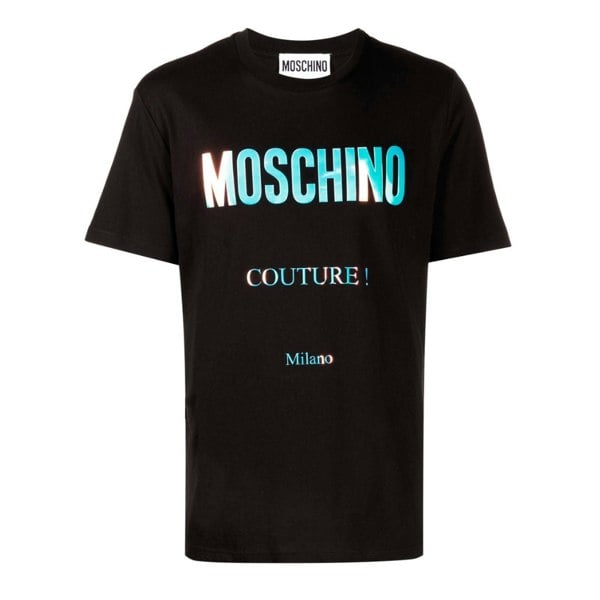 MOSCHINO 222ZRA07149041 1555 BLACK T-SHIRT MALE XS