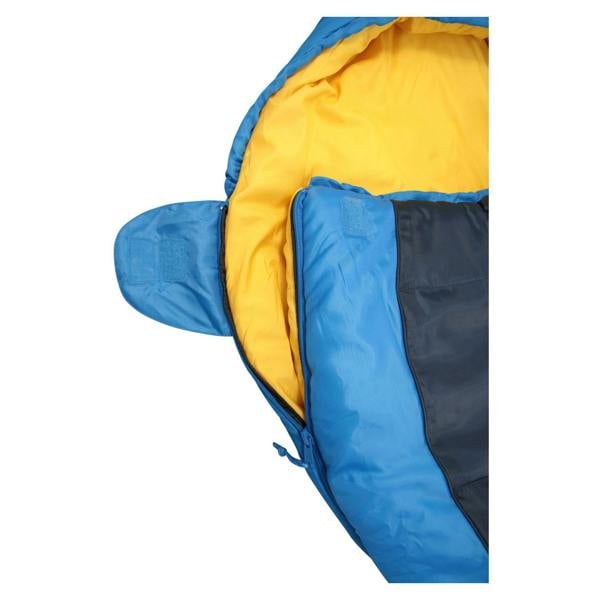 Mountain Warehouse Right Zip Microlite 1400 Mummy Sleeping Bag - Navy - 