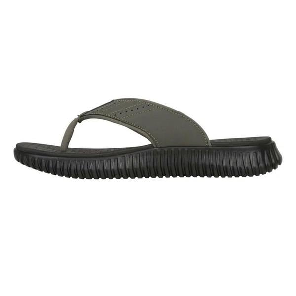 Mountain Warehouse Mens Rest Comfort Flip Flops - Khaki Green - 