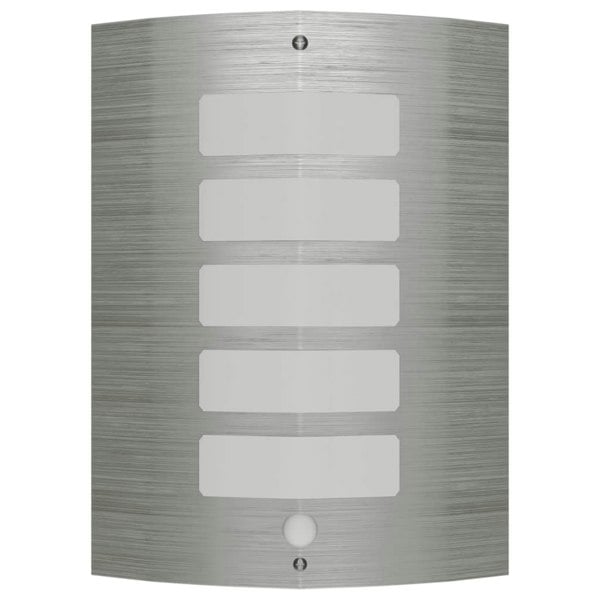 Berkfield Wall Lamp Stainless Steel with Motion Sensor