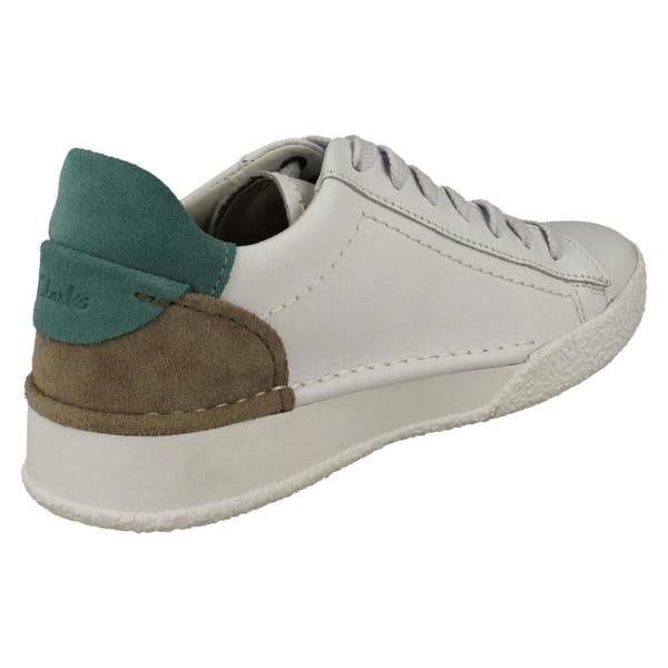 Clarks Ladies Clarks Wedge Heeled Trainers Craft Cup Lace