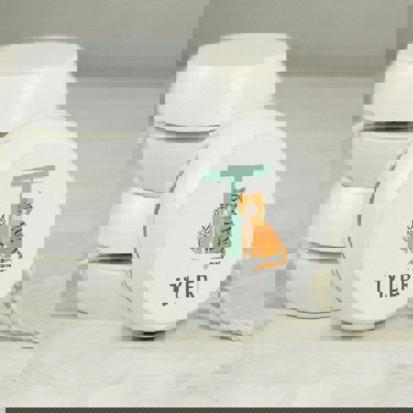 Personalised Memento Company Personalised Animal Alphabet White Wooden Yoyo