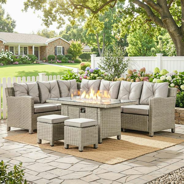 Rattan Sofa Set