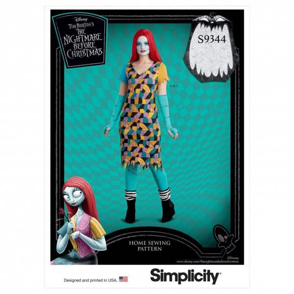 Simplicity Sewing Pattern 9344, Costumes for Women, A (XS-S-M-L-XL) - Easy