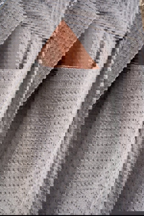 Luxury Suite Waffle Robe in GreyNightwear