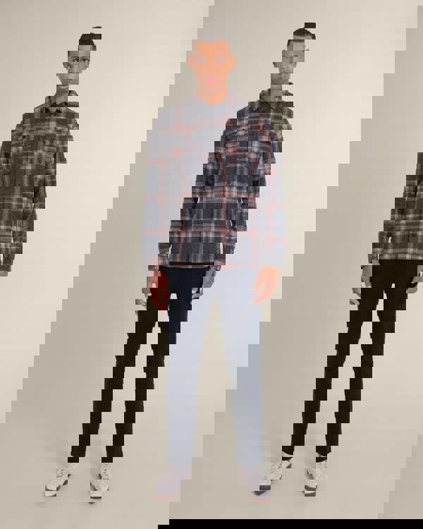 Larsson & Co Skagen - Multi Check Jersey Casual Overshirt