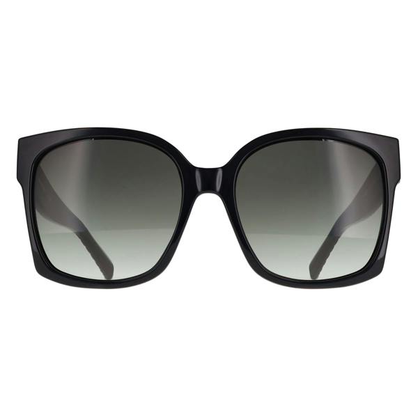 Karen Millen Sunglasses KM5059 001 Black Dark Green Gradient