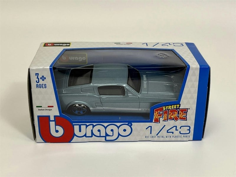 Burago Ford Mustang GT Blue 1:43 Scale - 183000