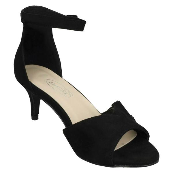Spot On Ladies Spot On Casual Mid Heel Sandal