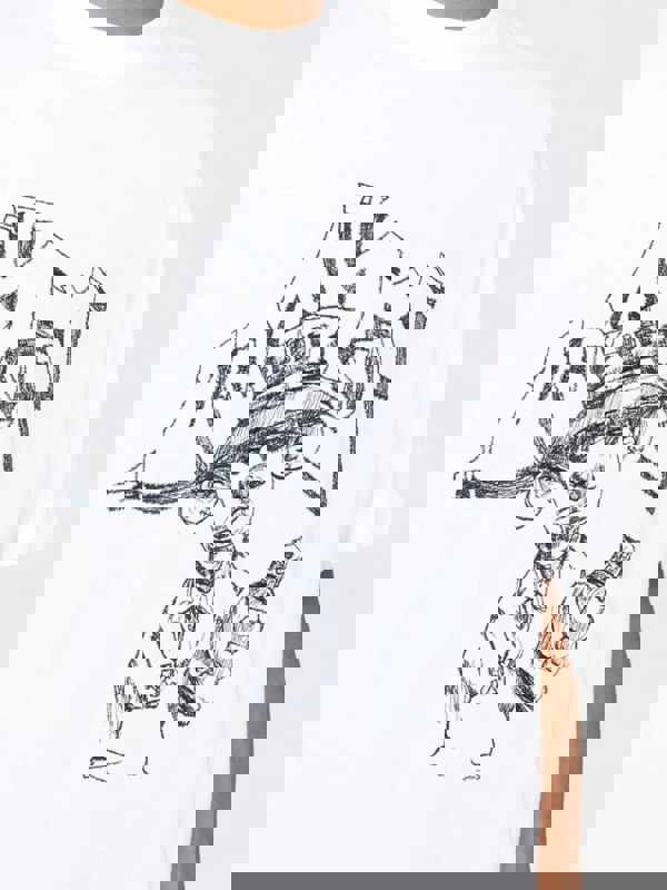 Off-White Graffiti Over Skate Short Sleeve Tee White