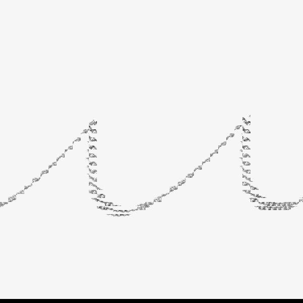 T. H. Baker Sterling Silver 18 Inch Flat Curb Chain CU2DC035/0.45