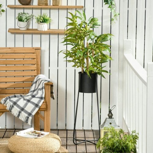 Wyld Haus Fike Compact Artificial Bamboo Desk Tree In Pot For Indoor Display 60cm