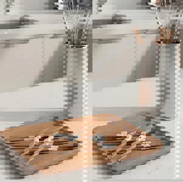 Anygleam Natural Wood Color 5pairs Wooden Sushi Chopsticks Reusable Kitchen Tableware