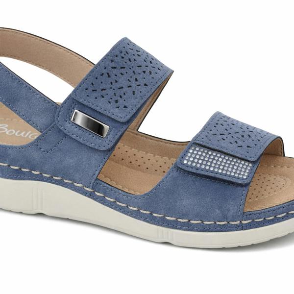 Boulevard L844 Slingback Sandals in Blue