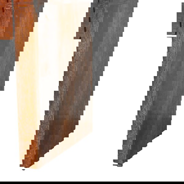 Artisan Furniture Solid Wood Mini Darcy Chestnut Nightstand with Curved Edges