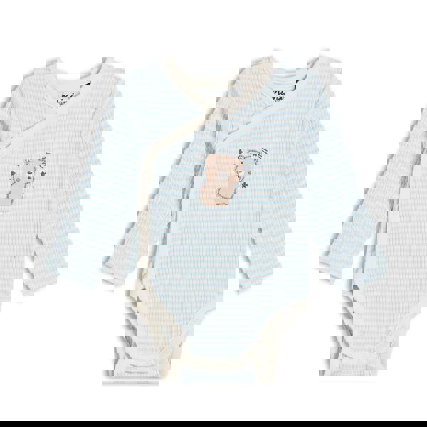 Mini Cuddles Baby Boys 6pc Essentials Gift Set, Multicolour