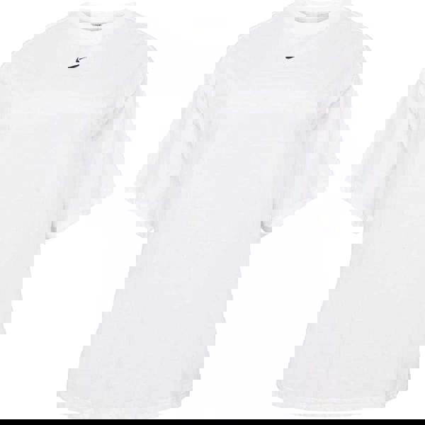 Nike Womens/Ladies Small Logo Plus T-Shirt - White - 