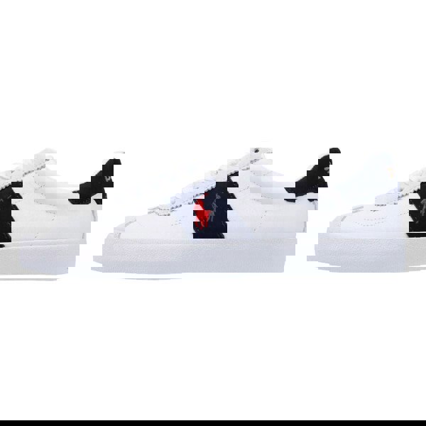 Ralph Lauren - 816945264003 Mens Court Vulc II White/Navy/Red