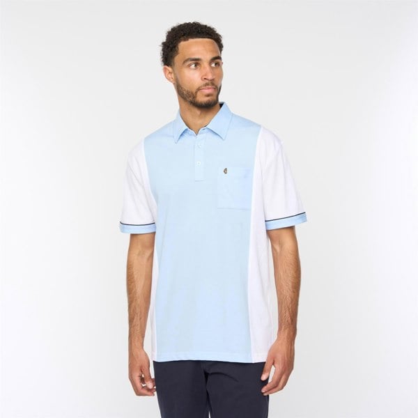 Gabicci G52X13 Mens Short Sleeve Plated Jersey Polo Shirt Gabicci Classic - WHITE