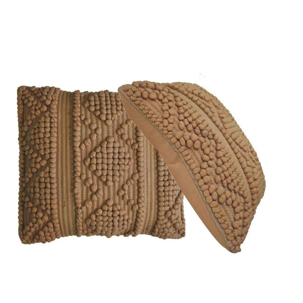 Wyld Haus Sarlat Set of 2 Handwoven Coffee Cushion Covers
