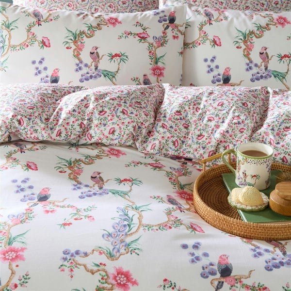 Cath Kidston Birds of a Feather Pink Duvet Cover Set