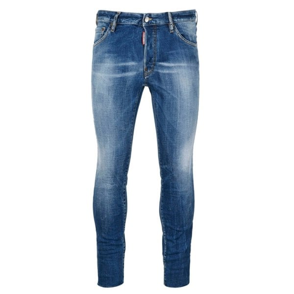 DSQUARED2 COOL GUY CROPPED S74LB0966 S30664 470 NAVY BLUE JEANS Mens 46