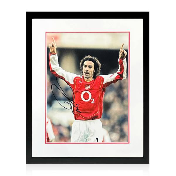 Robert Pires Signed Arsenal Image Compact Frame