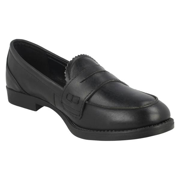 Spot On Girls Spot On Smart Loafer Style Flats