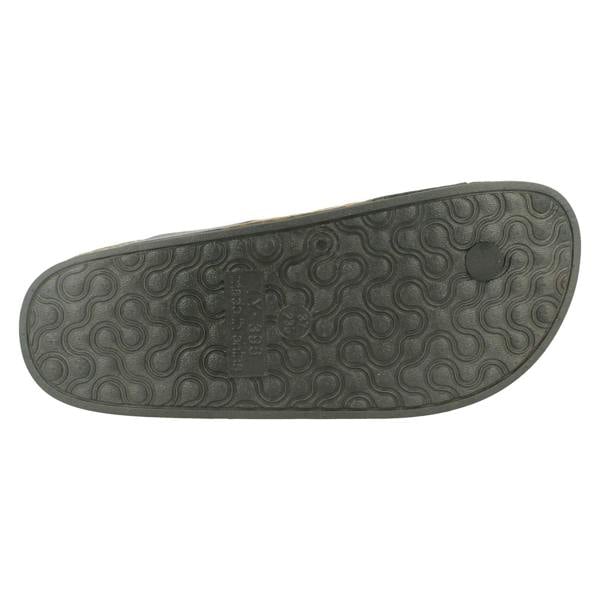 Spot On Ladies Spot On Open Toe Cork Effect Flatform Sandal