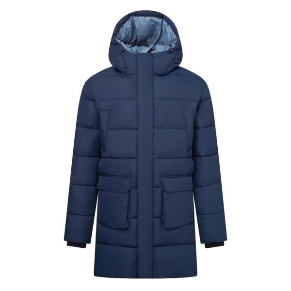 Regatta Mens Marek Longline Hybrid Jacket - Navy/Grey Mirage - 