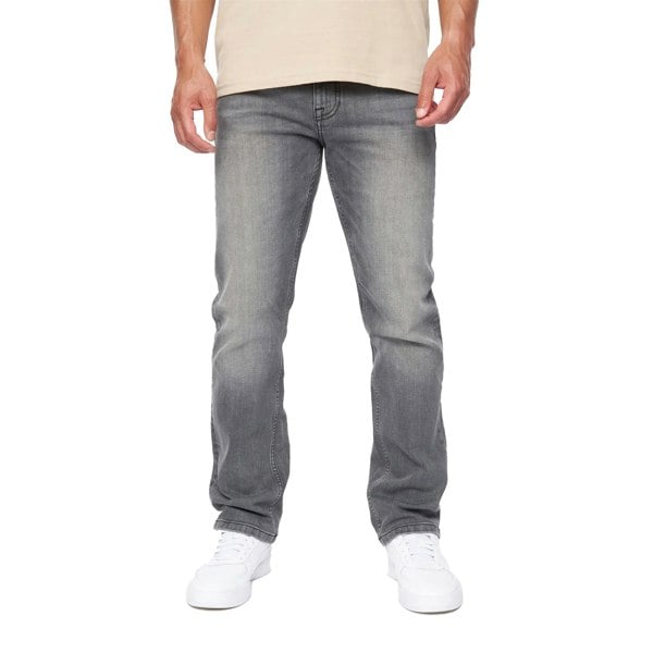 Duck and Cover Mens Straight Leg Jeans - Grey