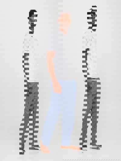 Jack & Jones BASIC TEE Mens Pyjama Set White