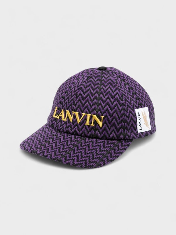 Lanvin x Future Curb Baseball Cap Black Purple