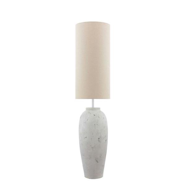 Pagazzi Lighting Lucinda White Concrete Floor Lamp