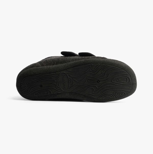 Padders BRIAN Mens Slippers Charcoal