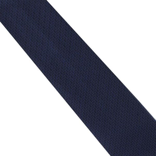 Dunhill luxurious woven silk tie in a carbon fibre pattern