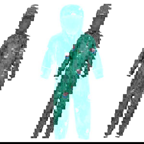 Regatta Childrens/Kids Peppa Pig Dinosaur Snowsuit - Jellybean Green - 